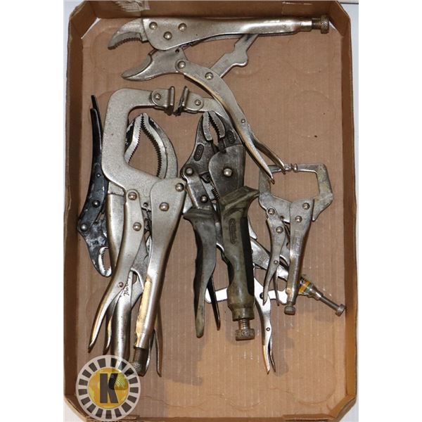 FLAT OF VICE GRIPS