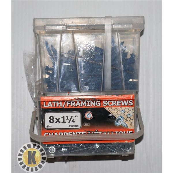 2 BOXES OF SCREWS