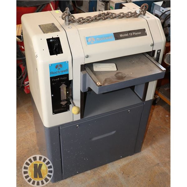 ROCKWELL MODEL 13 PLANER