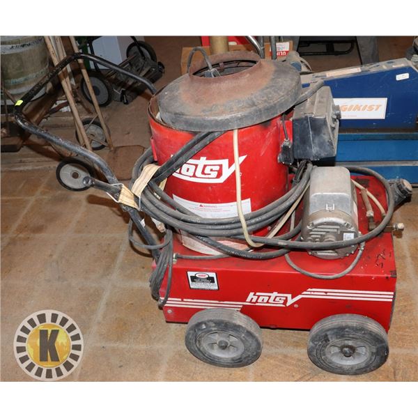 HOTSY STEAMER MACHINE (NEEDS REPAIRS, COMES