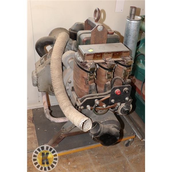 WW2 ERA MOTOR CONVERTED TO WELDER