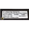 Image 2 : 42" 2-SPEED HIGH VELOCITY FAN