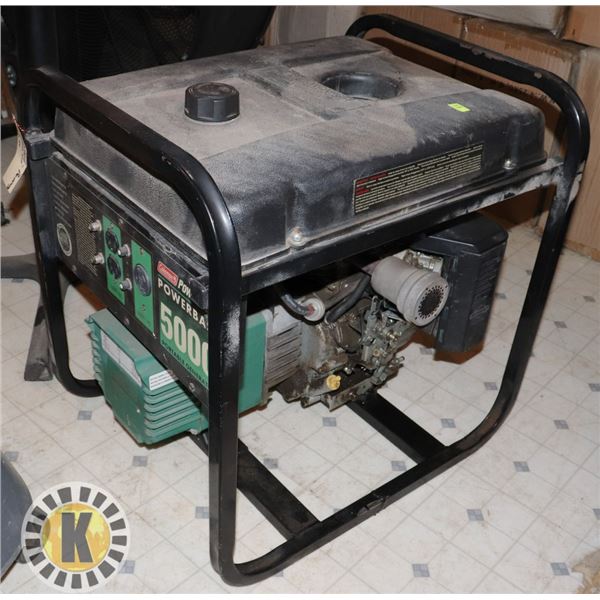 COLEMAN POWERMATE POWERBASE 5000 PORTABLE GENERATOR