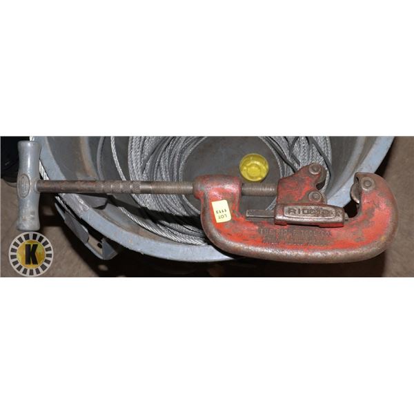 LARGE RIDGID PIPE CUTTER