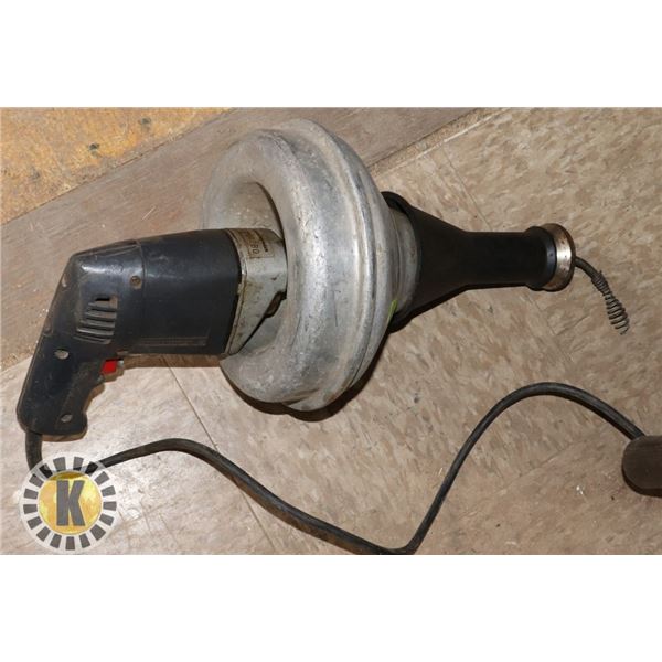 CORDED DRILL DRAIN AUGER