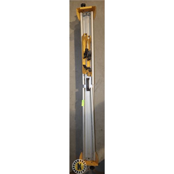 DEWALTCUT OFF SAW STAND WITH MOUNTED BRACKETS