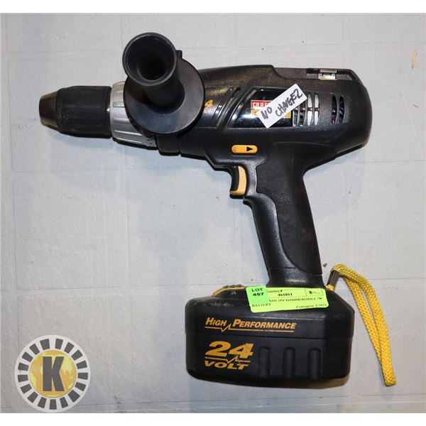 CRAFTSMAN 24V HAMMER DRILL /W BATTERY