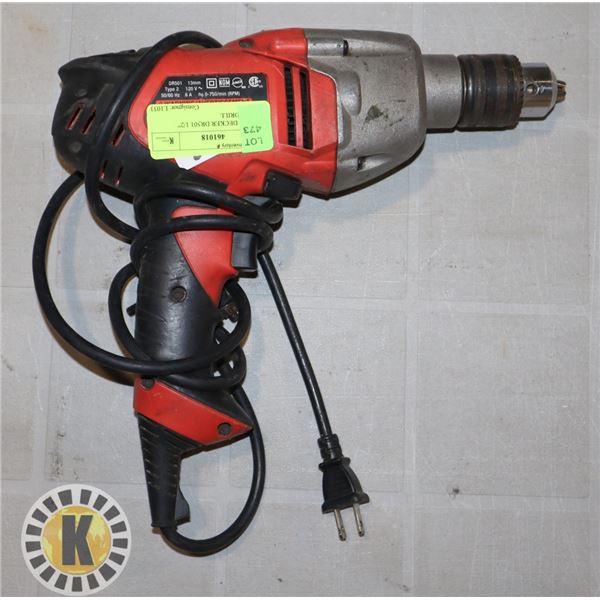 BLACK & DECKER DR501 1/2” CORDED DRILL