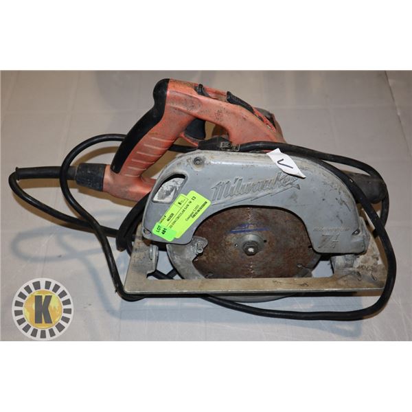 MILWAUKEE 0394 CIRCULAR SAW /W