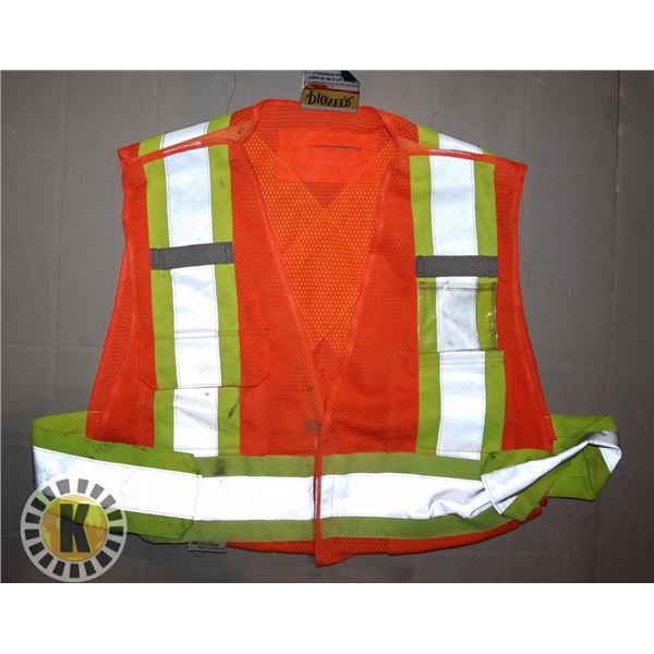 SAFETY VEST HI VIS XL