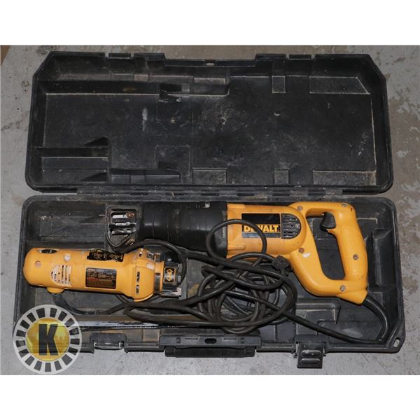 DEWALT RECIPROCATING SAW WITH BONUS