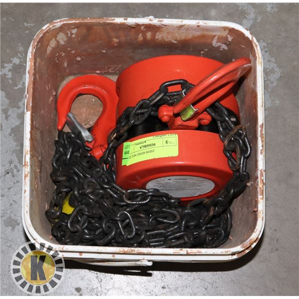 ONE TON CHAIN HOIST