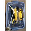 Image 1 : TOTE OF HAND SAWS AND MITER BOXES