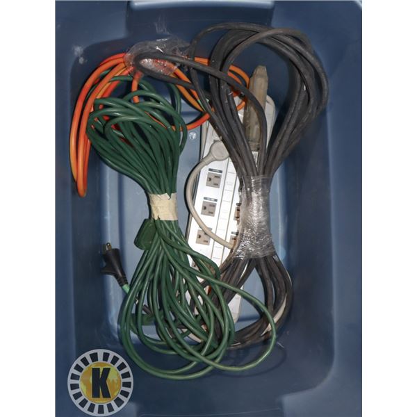 TOTE WITH SURGE PROTECTOR, 10' EXTENSION CORD,