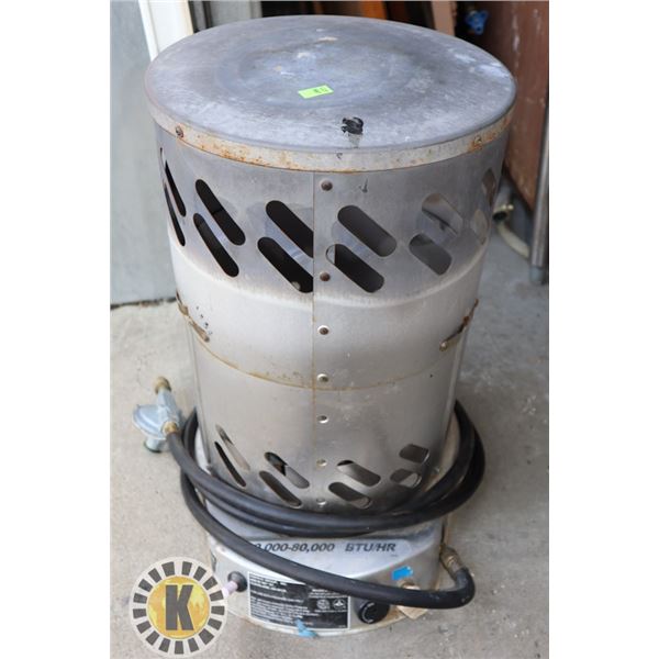 30,000-80,000 BTU PROPANE HEATER
