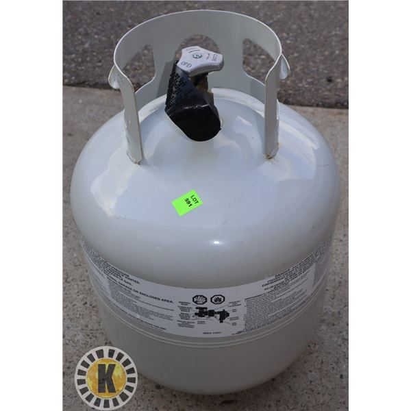 NEAR EMPTY PROPANE TANK