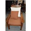 Image 1 : MOON GAZING CHAIR (WOOD W/ CANE SEAT & BACK)
