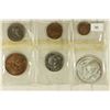 Image 1 : 1964 MEXICO 6 COIN UNC SET INCLUDES .100 SILVER