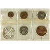 Image 2 : 1964 MEXICO 6 COIN UNC SET INCLUDES .100 SILVER