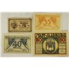 Image 1 : 4-CRISP UNC GERMAN NOTGELDS 5, 35, 40 & 50