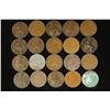 Image 1 : 20 ASSORTED 1901-1963 GREAT BRITAIN LARGE PENNIES