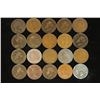 Image 2 : 20 ASSORTED 1901-1963 GREAT BRITAIN LARGE PENNIES
