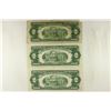 Image 2 : 1928-D & 2-1953-A $2 US RED SEAL NOTES