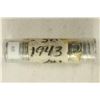 Image 1 : ROLL OF 50-1943 LINCOLN STEEL WAR CENTS AU
