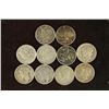 Image 1 : 10 ASSORTED 1940'S MERCURY DIMES