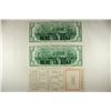 Image 2 : 2-OVER SIZED 4'' X 9 1/8'' NEWS ABOUT THE