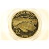 Image 1 : 1993 MARSHALL ISLANDS BRASS $10 BELUGA WHALE