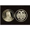 Image 1 : 2-STERLING SILVER PROOF FRANKLIN MINT MEMBER