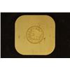 Image 1 : NEAT 2'' SQUARE 24KT GOLD PLATED PAPER WEIGHT