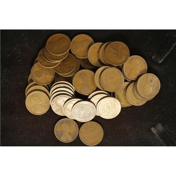 SOLID DATE ROLL OF 50-1916-S LINCOLN CENTS