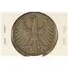 Image 1 : 1957-J GERMAN SILVER 5 MARKS