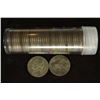 Image 1 : SOLID DATE ROLL OF 40-1944-S 35% SILVER JEFFERSON