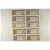 Image 1 : 10-MOSTLY UNC HONG KONG 1 CENT BILLS