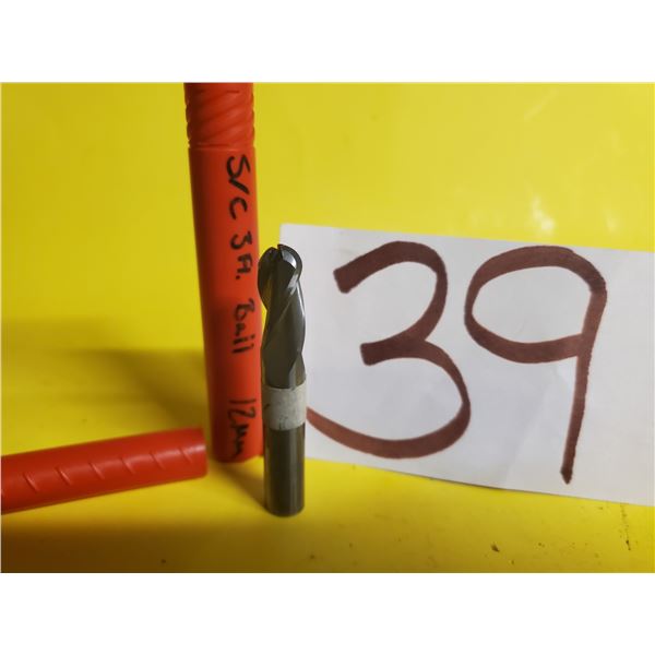 New Minicut Carbide Ball End Mill 12mm 3fl.