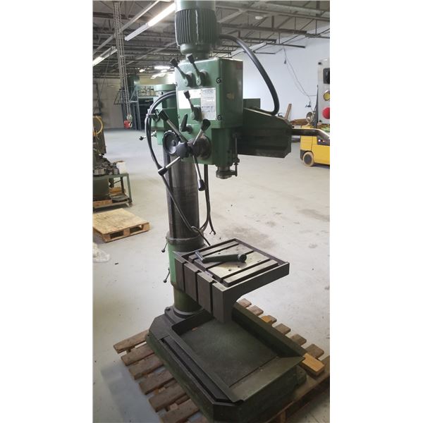 MODIG Drill Radial with indexable 90° table