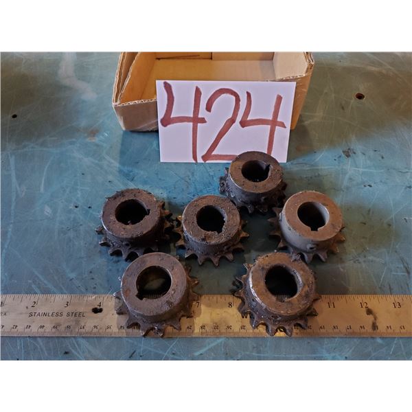 Lot of Gears 2"3/4 with Allen Screw Lock
