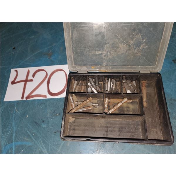 Box of screwdriver bits