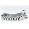 Image 5 : Rolex Ladies Stainless Blue Diamond Pyramid Diamond Datejust Wristwatch With Rol