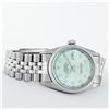 Image 5 : Rolex Mens Stainless Steel Ice Blue Diamond Oyster Perpetual 36MM Datejust Wrist