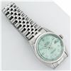 Image 6 : Rolex Mens Stainless Steel Ice Blue Diamond Oyster Perpetual 36MM Datejust Wrist