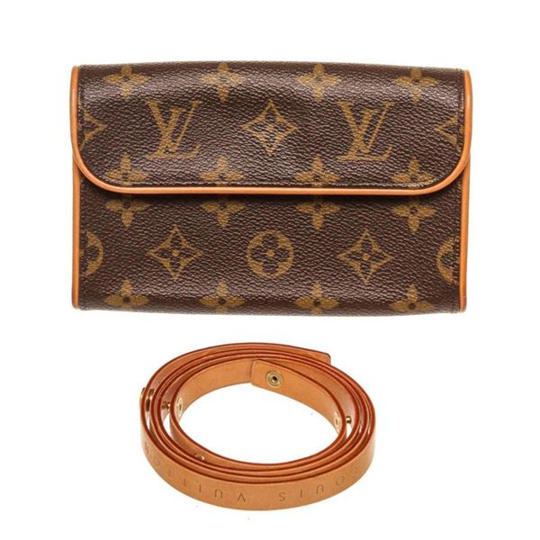 Louis Vuitton Brown Monogram Pochette Florentine Waist Bag