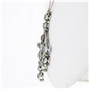 Image 4 : Tiffany & Co. Jazz Platinum 7.20 ctw Round Aquamarine Diamond Chandelier Necklac