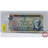 Image 1 : Canada $5 Bill 1972 (2 Digit Serial Number) (Lawson/Bouey S/N#CY4444554) (See Pics for Signatures/Se
