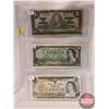 Image 1 : Canada $1 Bills (3) : 1937 ; 1954 ; 1973 (See Pics for Signatures/Serial Numbers)