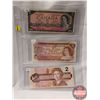 Image 1 : Canada $2 Bills (3) : 1954 ; 1973 ; 1986 (See Pics for Signatures/Serial Numbers)