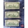 Image 2 : Canada $1 Bills 1967 Beattie/Rasminsky (3) (See Pics for Signatures/Serial Numbers)